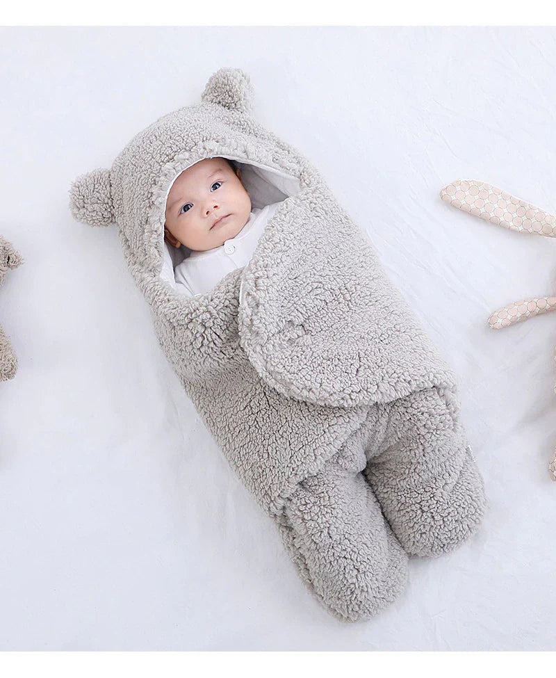 Teddy Bear Blanket for Baby Sleeping - Safe and Comfortable