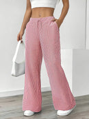 Alina - Elegant Striped Pant With Pockets