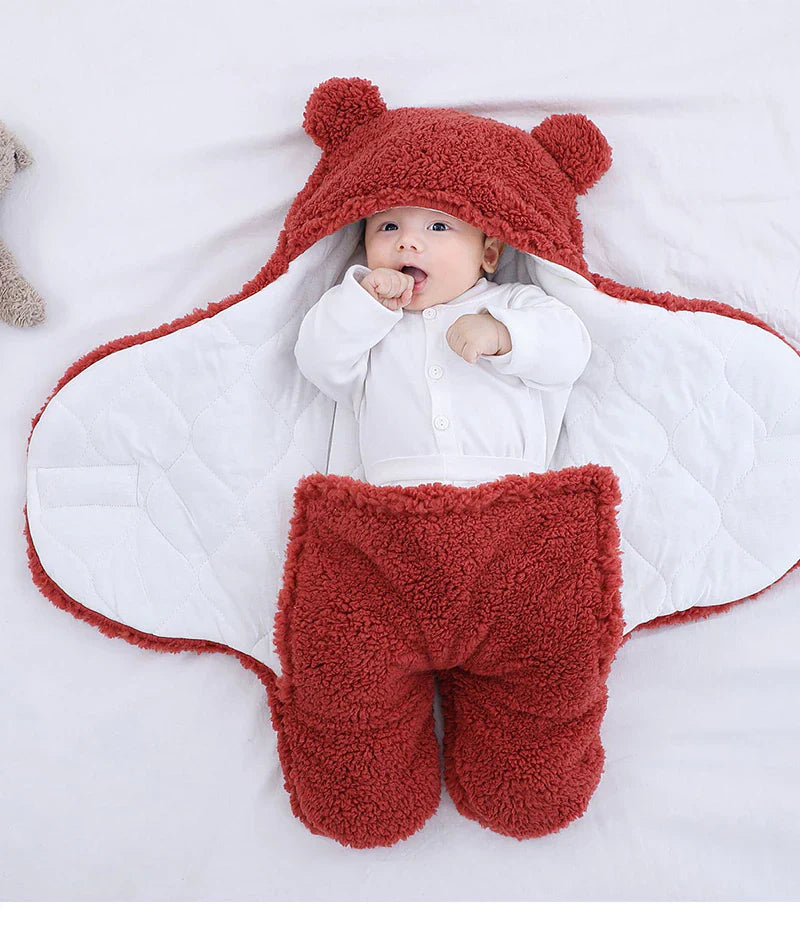 Teddy Bear Blanket for Baby Sleeping - Safe and Comfortable