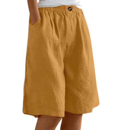 Cecilia Loose Linen Shorts