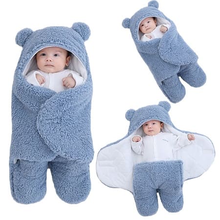 Teddy Bear Blanket for Baby Sleeping - Safe and Comfortable