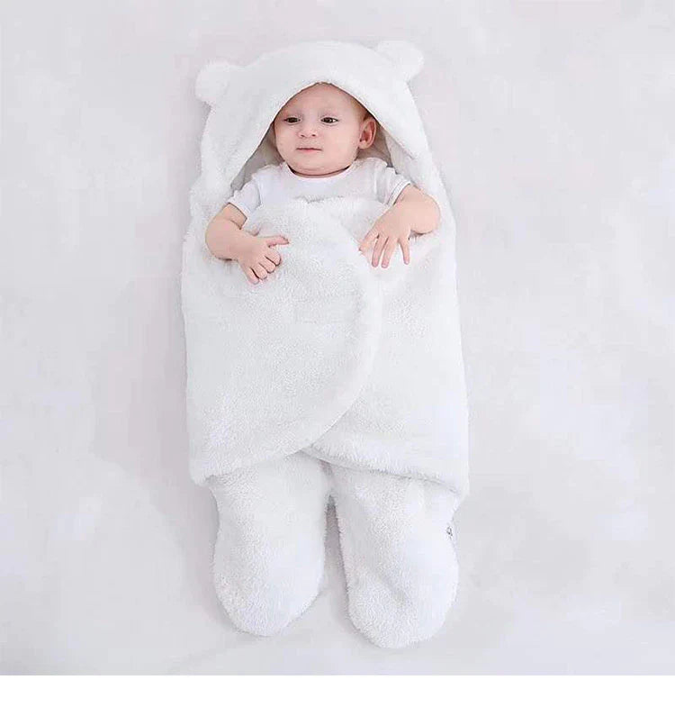 Teddy Bear Blanket for Baby Sleeping - Safe and Comfortable