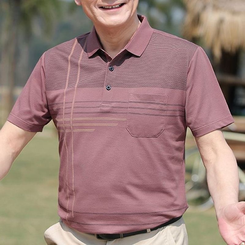 Fashionable and Age-reducing Summer T-shirt for Dear Fathers
