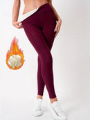 Aafke - High Waist Fleece Lined Leggings