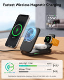 INIU SnapGo W31-E1 Qi2 15W 3 in 1 Magnetic Foldable Wireless Charger