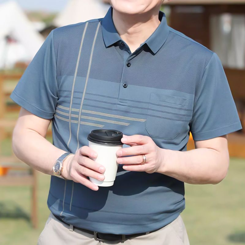 Fashionable and Age-reducing Summer T-shirt for Dear Fathers