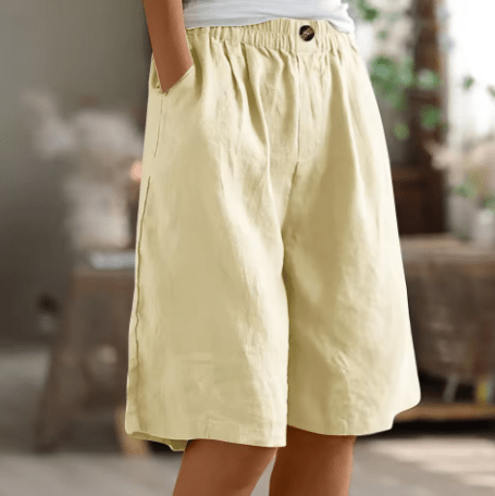Shorts Sueltos de Lino Cecilia