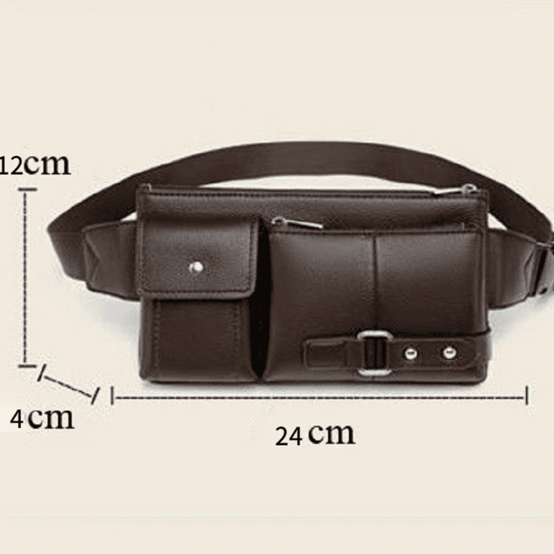 Men's Leather Fanny Pack