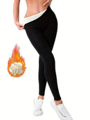 Aafke - High Waist Fleece Lined Leggings