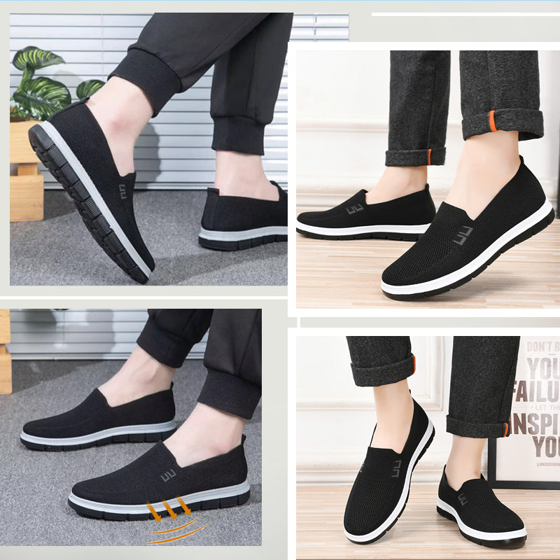 Zapatos casuales transpirables tipo slip-on