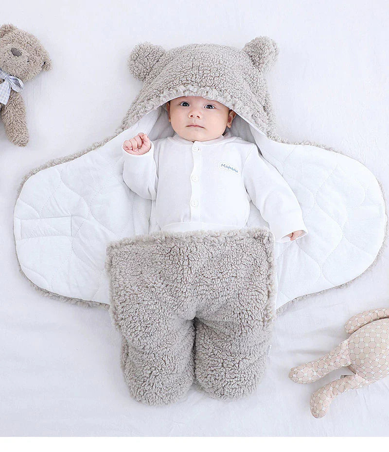 Teddy Bear Blanket for Baby Sleeping - Safe and Comfortable