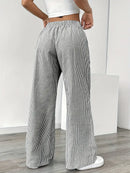 Alina - Elegant Striped Pant With Pockets