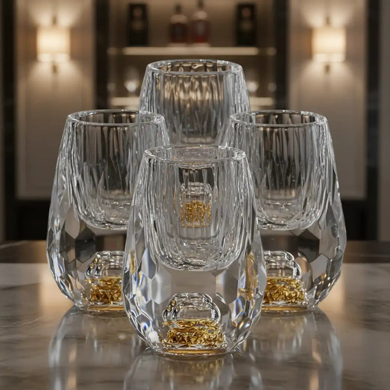 Copo Diamante Luxo Haustter | O Toque de Luxo Que Seu Drink Merece