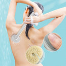 Bath Brush with Long Handle and Reservoir