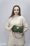 Bolsa Transversal Couro Legítimo Bella Fashion