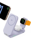 INIU SnapGo W31-E1 Qi2 15W 3 in 1 Magnetic Foldable Wireless Charger