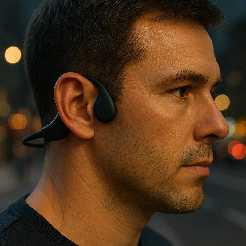 Fone AirVibe | Som Nítido e Ouvidos Livres