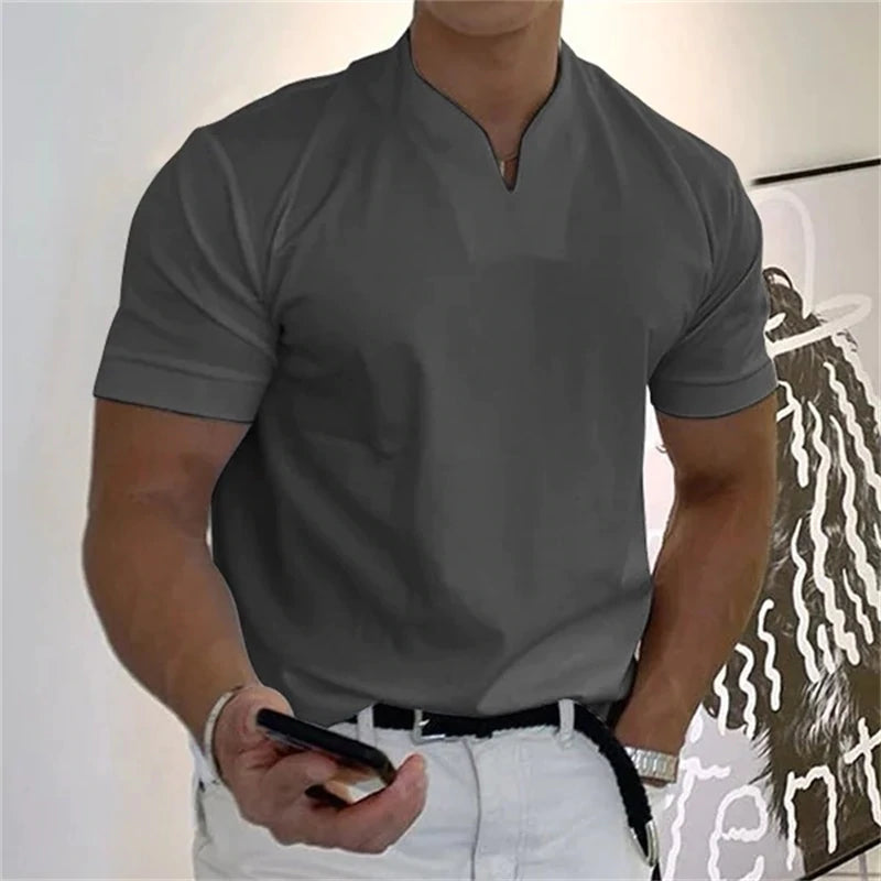 2022 Men Gentlemans Business Short Sleeve Fitness T-shirt(BUY 2 FREE SHIPPING)