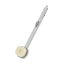 Bath Brush with Long Handle and Reservoir