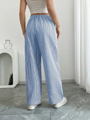 Alina - Elegant Striped Pant With Pockets