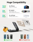 INIU SnapGo W31-E1 Qi2 15W 3 in 1 Magnetic Foldable Wireless Charger