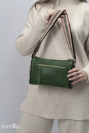 Bolsa Transversal Couro Legítimo Bella Fashion