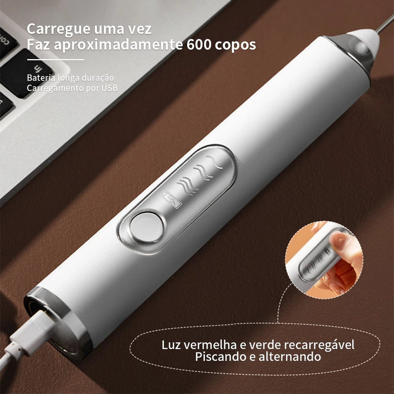 Electric Blender Mixer for Drinks Milk Coffee Portable