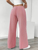 Alina - Elegant Striped Pant With Pockets