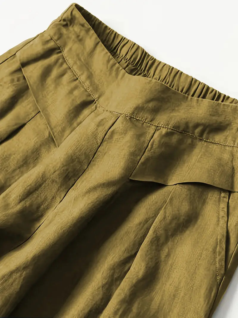 Anina - Linen Wide Leg Pant