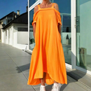 🏖️ Summer Specials 💃 Women's Casual Long Off-Shoulder Dress