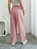Alina - Elegant Striped Pant With Pockets