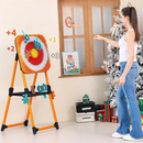 Jogo de Arremesso de Machado com Alvo 8 Machados + 8 Dardos Brinquedo ao Ar Livre