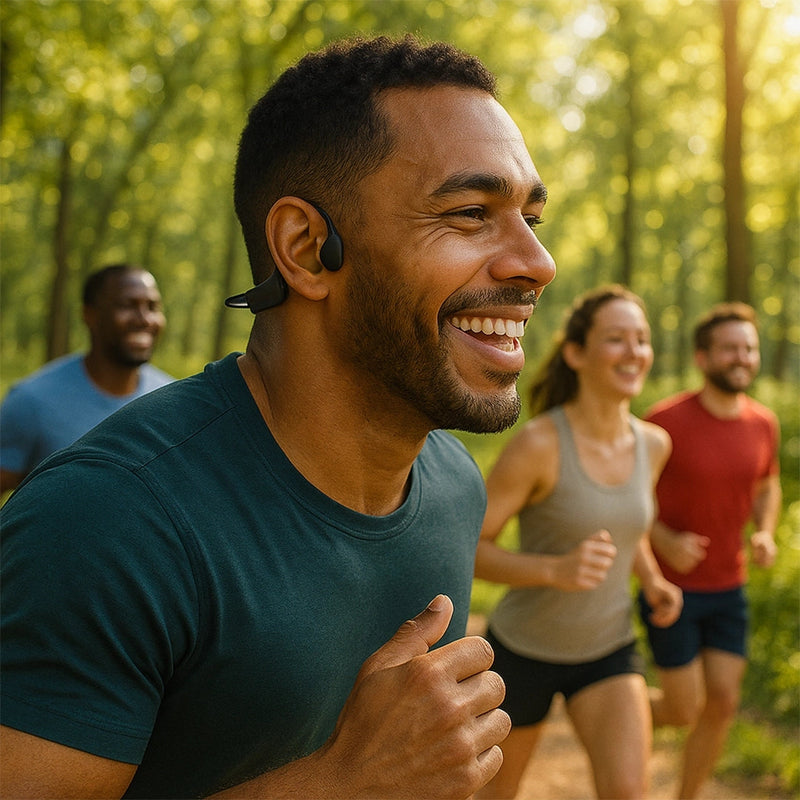 Fone AirVibe | Som Nítido e Ouvidos Livres