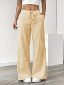 Alina - Elegant Striped Pant With Pockets
