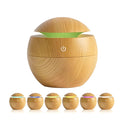 Umidificador e Difusor EcoAroma WoodGlow- Ar Fresco o Dia Todo!