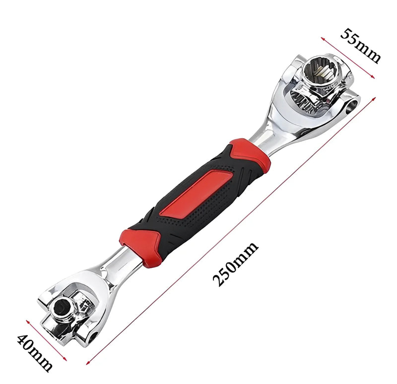 PowerTool Pro — 48 in 1 Universal Wrench with 360° Rotation!