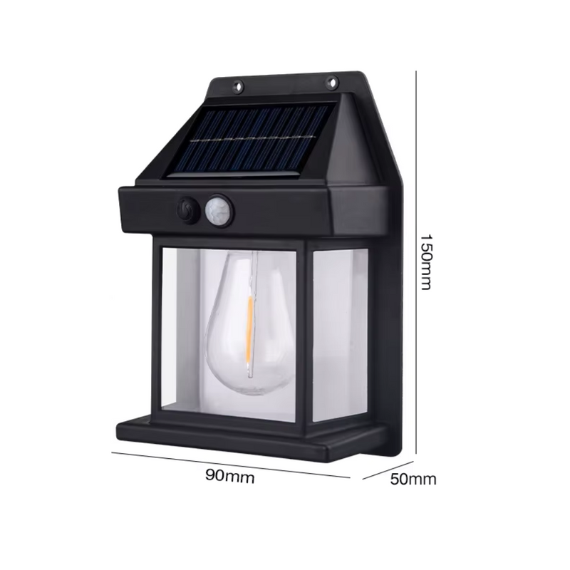Ecoluz™ | Refletor Solar Retro com detector de movimento