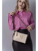 Bolsa Transversal Couro Legítimo Bella Fashion