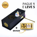 Rosa Galáxia Banhada a Ouro - Pague 1 e Leve 5 de BRINDE  - O Presente Perfeito!