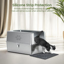 【Special Sale】Cat Litter Box - Metal half enclosure