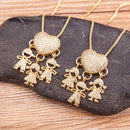 Mother's Love Necklace 18K Gold Plated