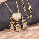 Mother's Love Necklace 18K Gold Plated