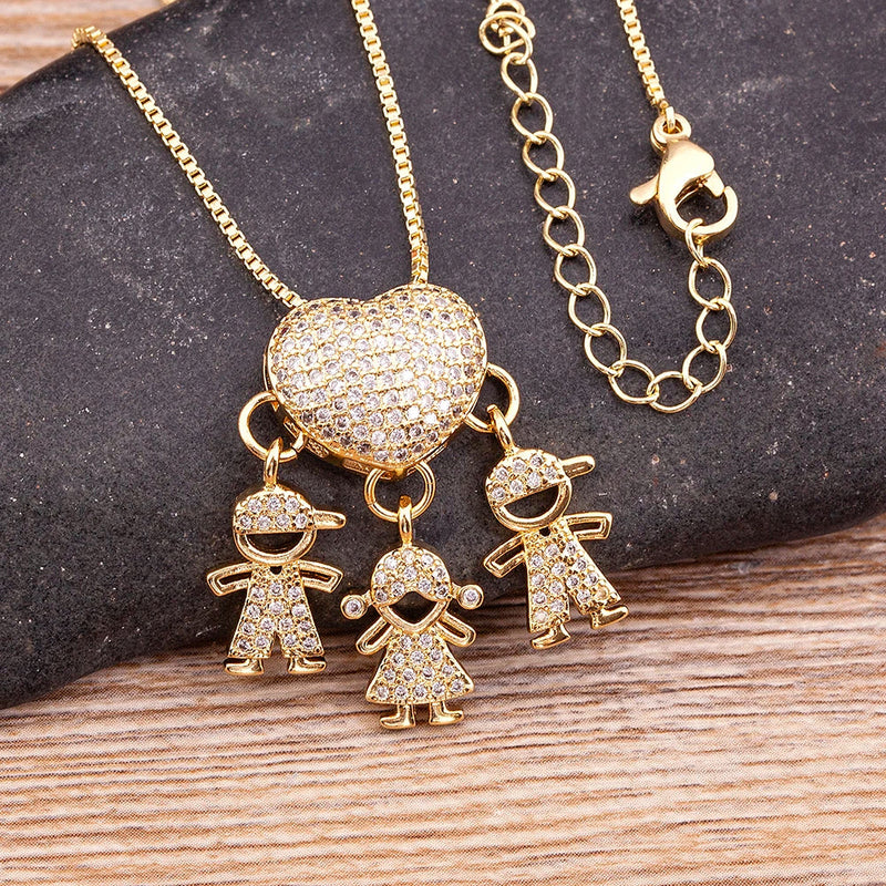 Collar Amor de Madre – Bañado en Oro de 18K