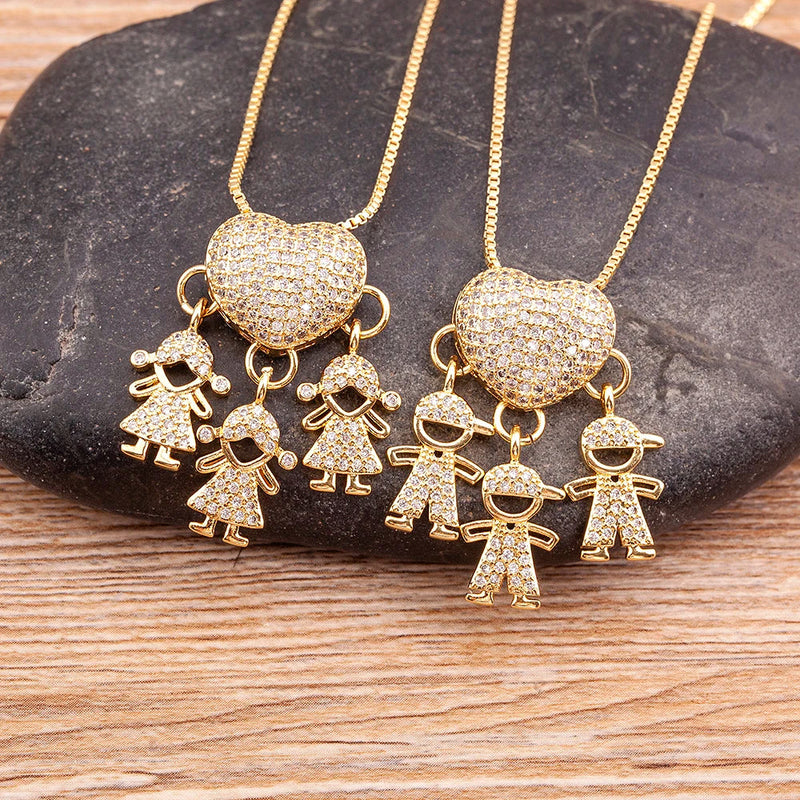 Collar Amor de Madre – Bañado en Oro de 18K
