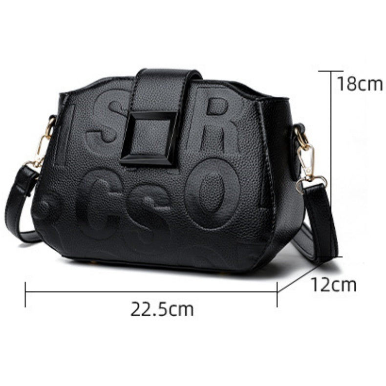 2025 Women's Crossbody Bag with Rear Pocket - Small Square Purse for Moms, Magnetic Closure