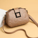 2025 Women's Crossbody Bag with Rear Pocket - Small Square Purse for Moms, Magnetic Closure