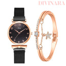 Relógio de Luxo Com Pulseira Feminino