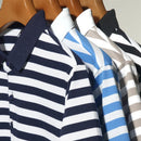 Enzo Stripe Cotton Polo