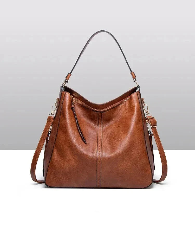 Bolso de Cuero Cruzado