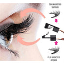 3D Magnetic Eyelashes with Curler and 5 Pairs Natural
